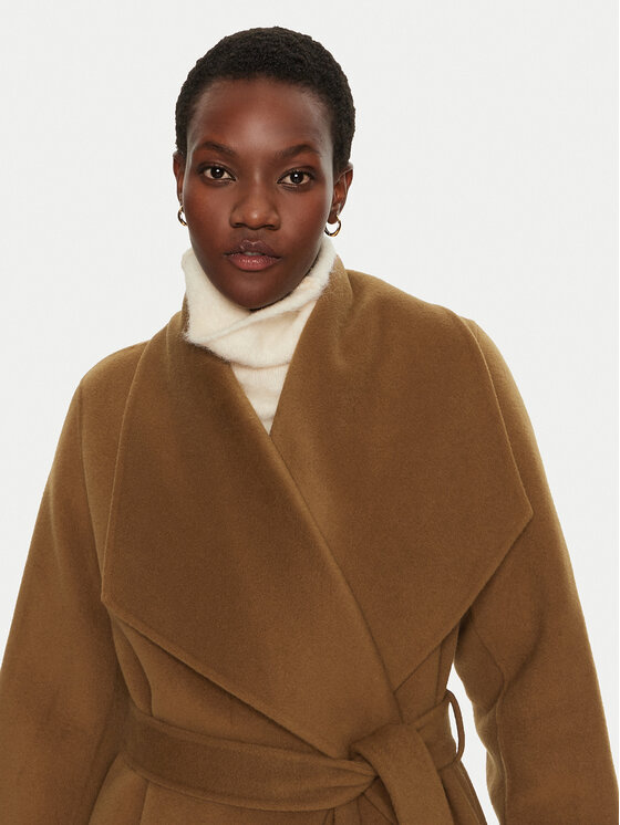 IVY OAK IVY OAK Cappotto di lana Carrie Rose IO111048 Marrone Loose Fit