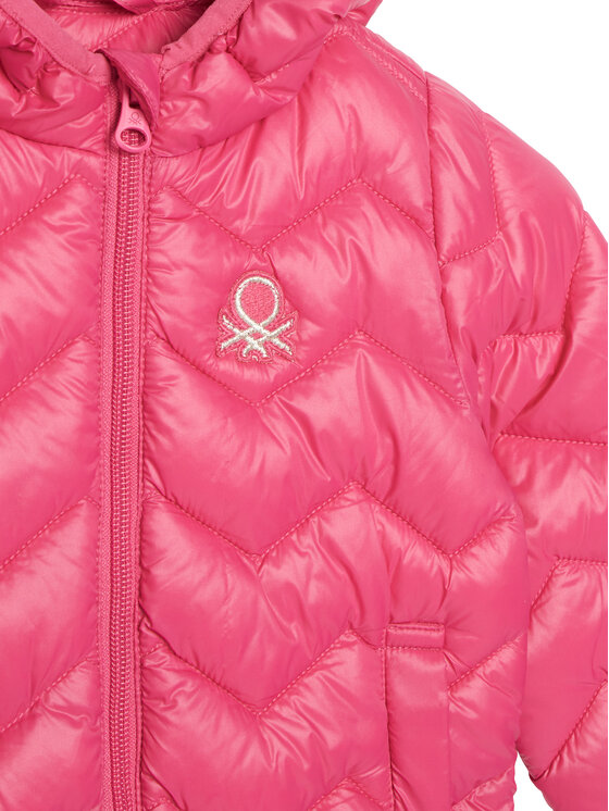United Colors Of Benetton United Colors Of Benetton Μπουφάν χειμωνιάτικο 21INGN02Z Ροζ Regular Fit