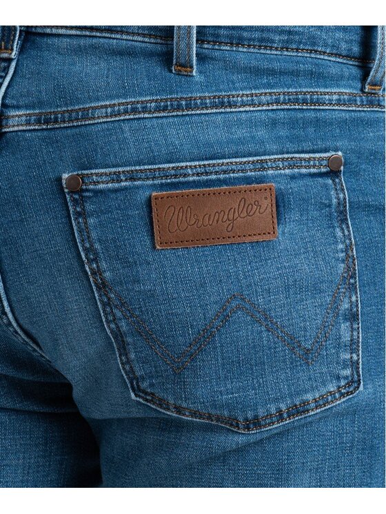 Wrangler Wrangler Jeansy LARSTON Niebieski Slim Fit