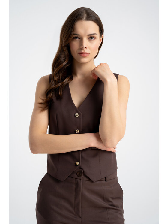 CLICK CLICK Vesta 71-0053 Hnědá Regular Fit