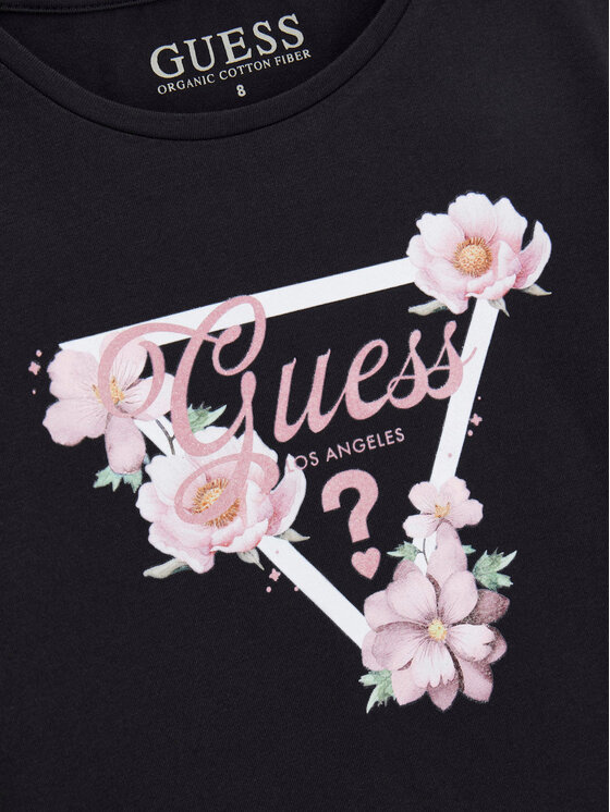 Guess Guess Bluse J5BI31 J1314 Schwarz Regular Fit