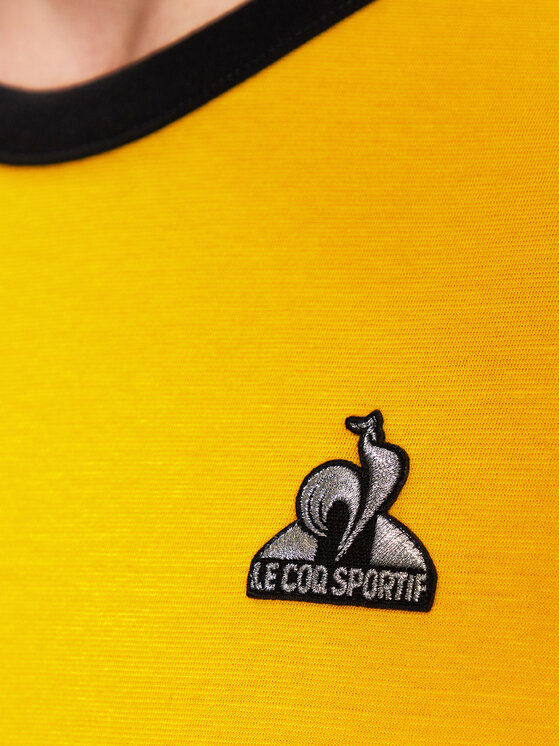 T shirt le coq sportif top jaune