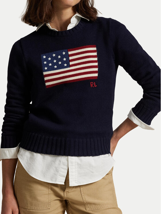 Polo Ralph Lauren Polo Ralph Lauren Sweater 211896939001 Sötétkék Regular Fit