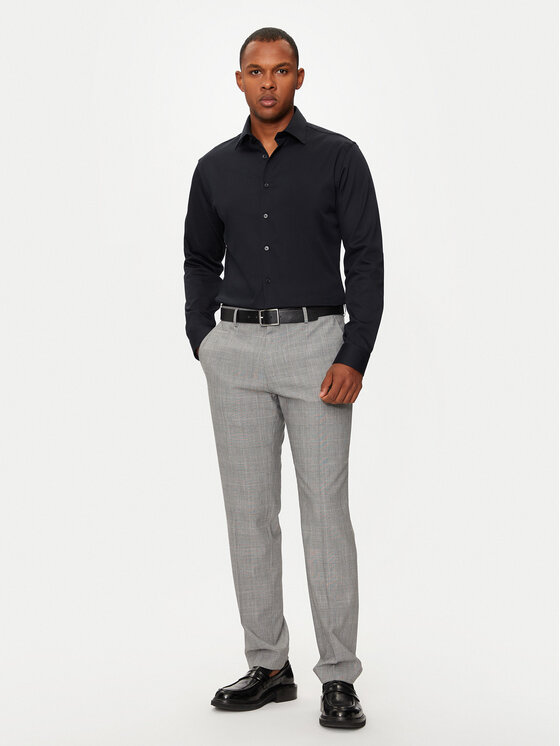 Selected Homme Selected Homme Πουκάμισο 16092939 Μαύρο Slim Fit