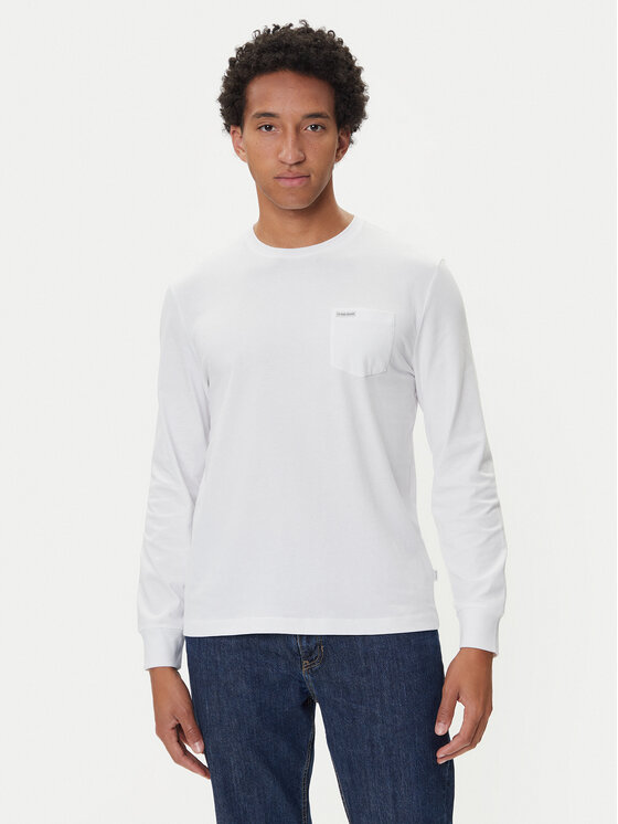 Guess Jeans Guess Jeans Longsleeve M5BI77 K8FQ4 Bianco Regular Fit