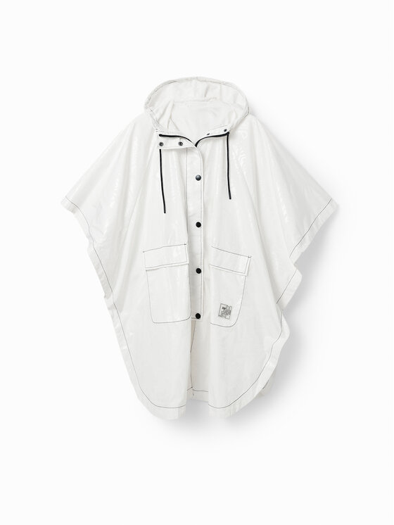 Desigual Desigual Pončo 23SAIY02 Biela Oversize