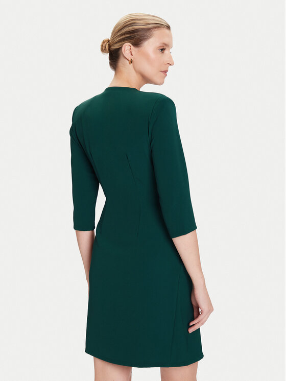 Rinascimento Rinascimento Koktejlové šaty CFC0020095002 Zelená Regular Fit
