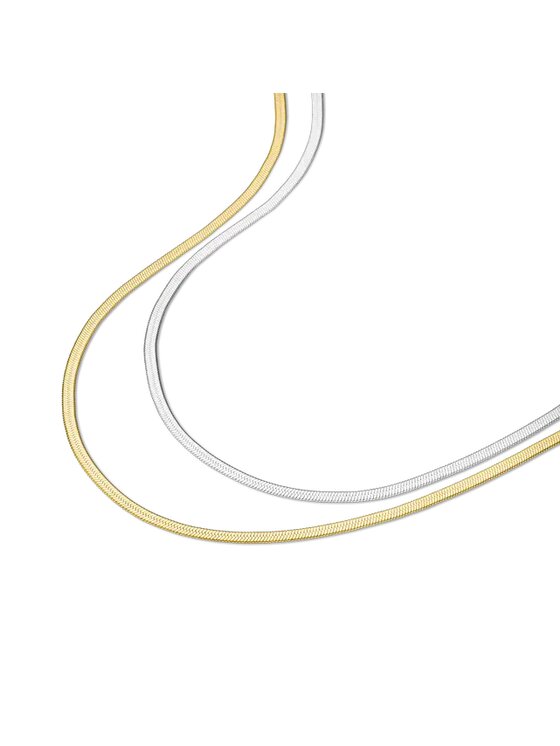 Rosefield Rosefield Naszyjnik Duotone Snake Necklace Kolorowy
