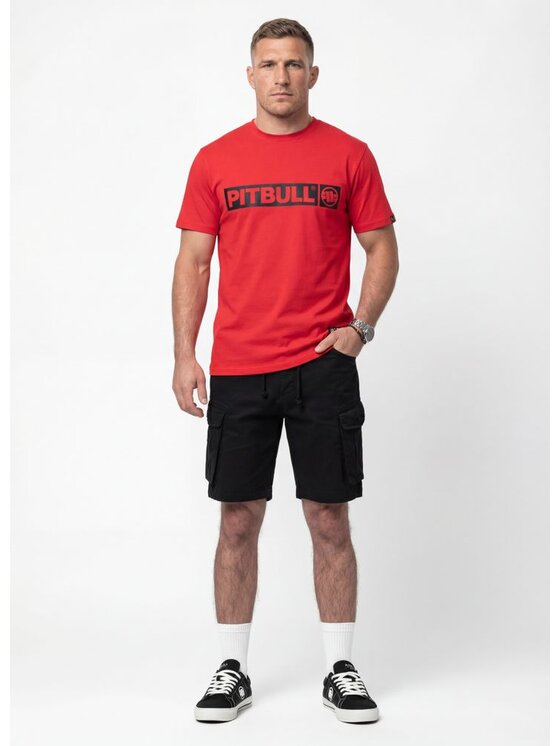 PITBULL PITBULL T-Shirt HILLTOP Czerwony Regular Fit