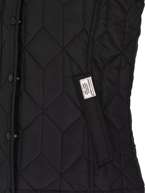 Weather Report Weather Report Αμάνικο Μπουφάν Peggy WR213545 Μαύρο Regular Fit