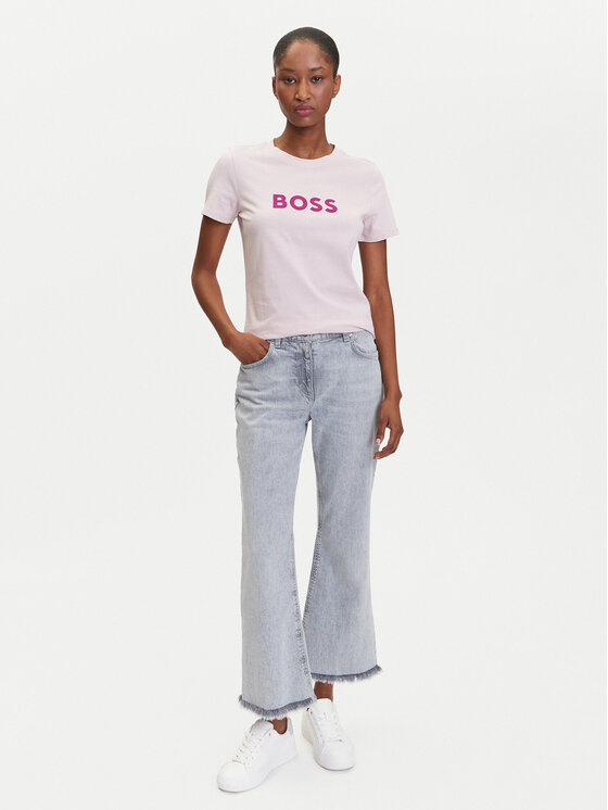 BOSS BOSS T-Shirt C_Elogo_5 50501139 Różowy Regular Fit