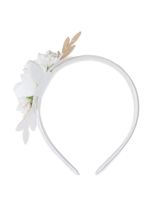 Nelli Blu Nelli Blu Cerchietto per capelli 4WE-009-SS23 Bianco