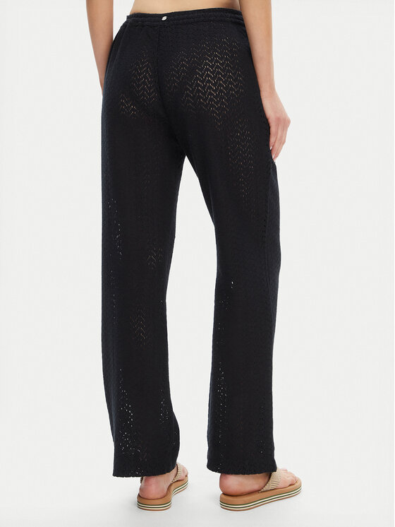 Roxy Roxy Παντελόνι υφασμάτινο ERJX603437 Μαύρο Regular Fit