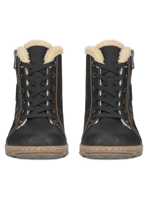 Rieker Rieker Botine Z0121-00 Negru