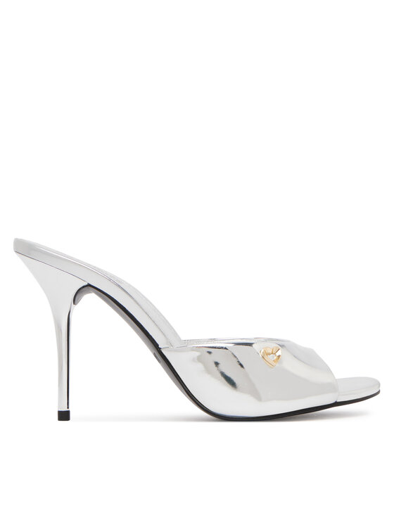 LOVE MOSCHINO Şlapi JA28209G0OJE090B Argintiu