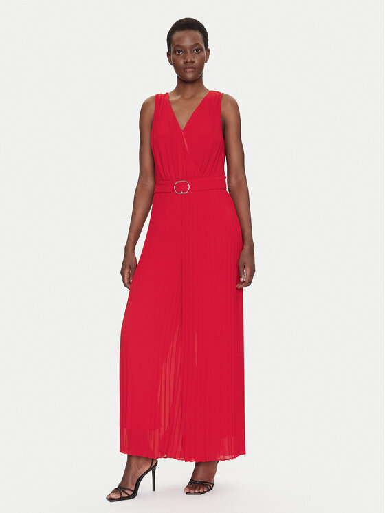 Morgan Morgan Jumpsuit 221-PSAMARA M Rosso Regular Fit