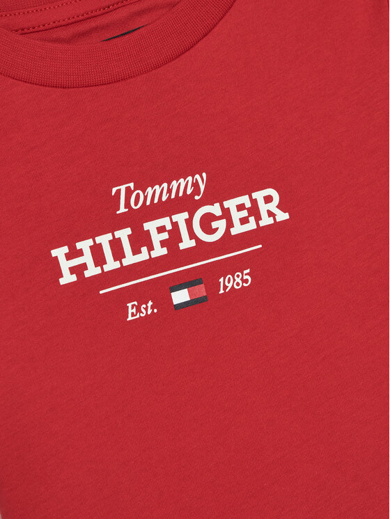 Tommy Hilfiger Tommy Hilfiger Póló KB0KB09356 M Piros Regular Fit