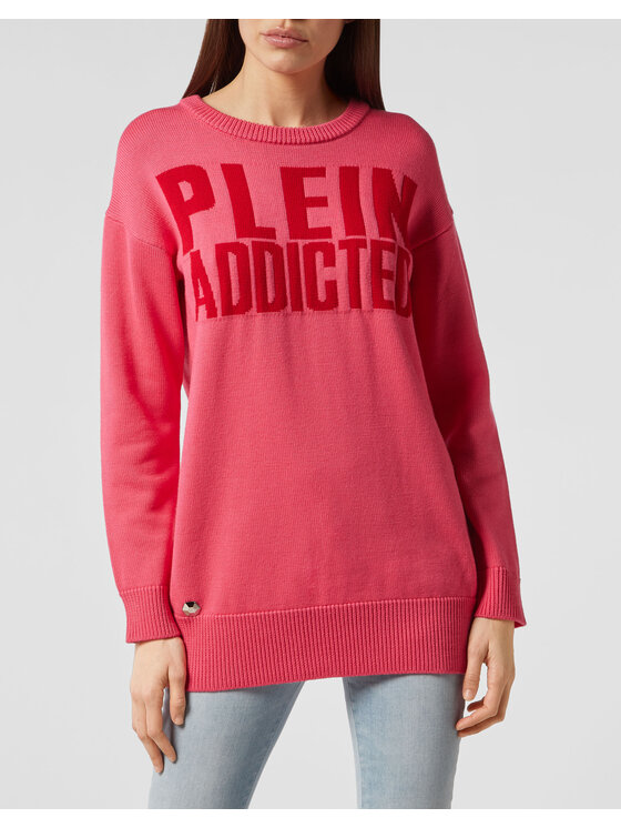 PHILIPP PLEIN PHILIPP PLEIN Sweter 30921 Różowy