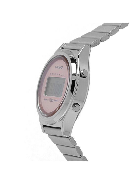 Casio Casio Zegarek LA700WE-4AEF Srebrny
