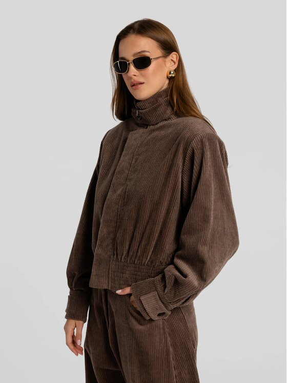 MANDRAGORA MANDRAGORA Bunda bomber Barro Béžová Standard Fit