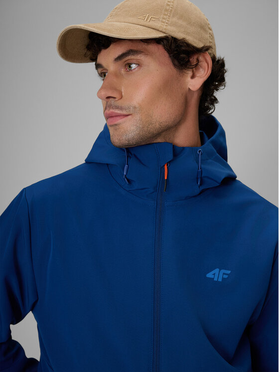 4F 4F Kurtka przejściowa URBAN COMMUTER Granatowy Regular Fit