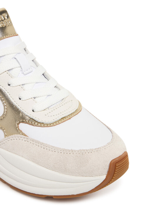 Tommy Hilfiger Tommy Hilfiger Sneakersy Th Chunky Runner Metallic FW0FW09204 Écru