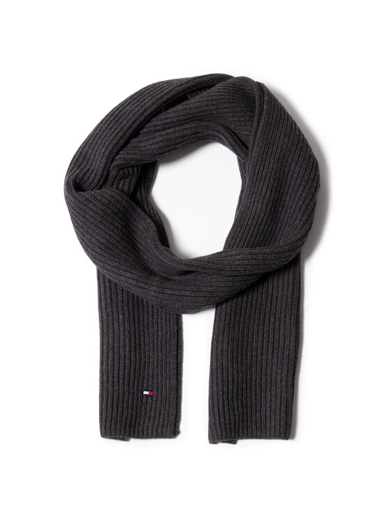 Tommy Hilfiger Šal Pima Cotton Scarf AM0AM06546 Siva