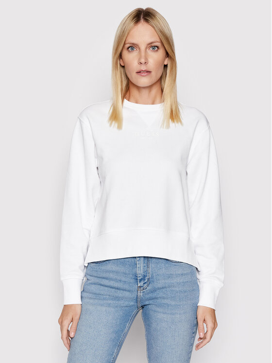 Guess Guess Pluus W2GQ30 KB4N1 Valge Relaxed Fit