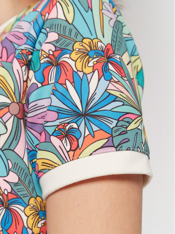 Le Coq Sportif Le Coq Sportif T-Shirt LEONA ROSE 2220674 Kolorowy Regular Fit