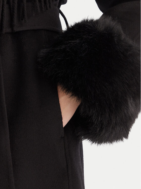 Marciano Guess Marciano Guess Вълнено палто 5BGL46 7125A Черен Regular Fit