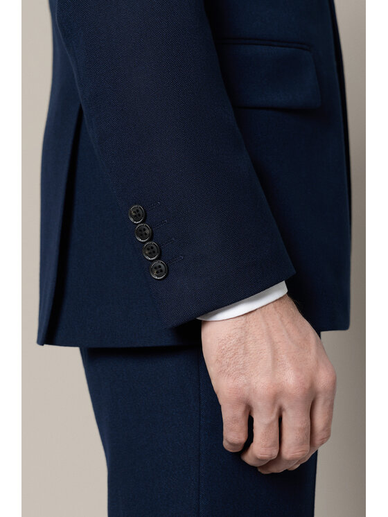 Lancerto Lancerto Garnitur Valdepenas GA073126000021 Granatowy Slim Fit