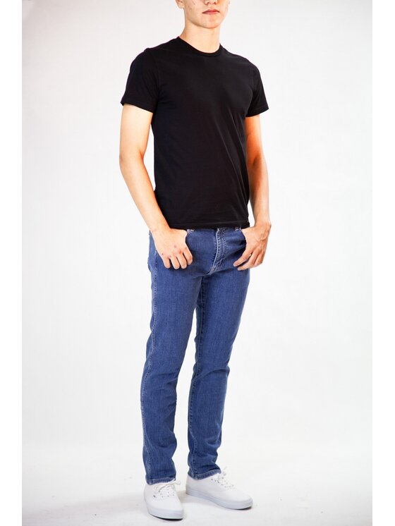 Wrangler Wrangler Jeansy Larston Niebieski Slim Fit