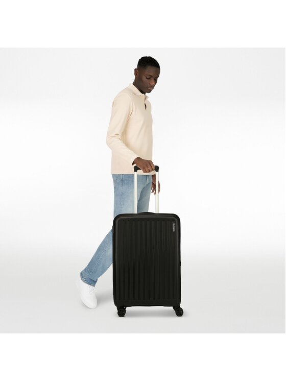 American Tourister American Tourister Walizka średnia 327185 Czarny