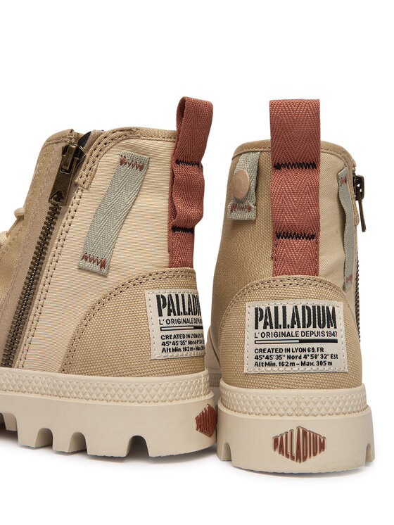 Palladium Palladium Turistická obuv Pampadetroitzip Su 94612-221-M Béžová