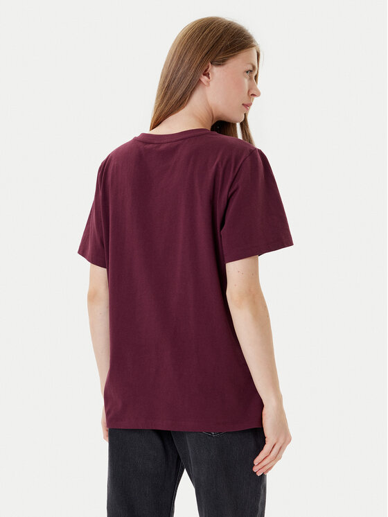 TWINSET TWINSET T-Shirt 252TP2057 Bordowy Loose Fit