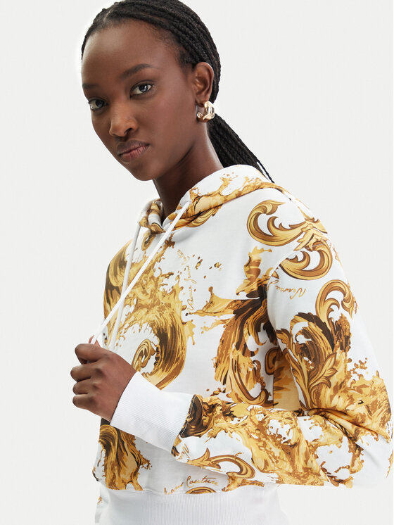 Versace Jeans Couture Versace Jeans Couture Суитшърт 80HAI313 FS196 Бял Regular Fit