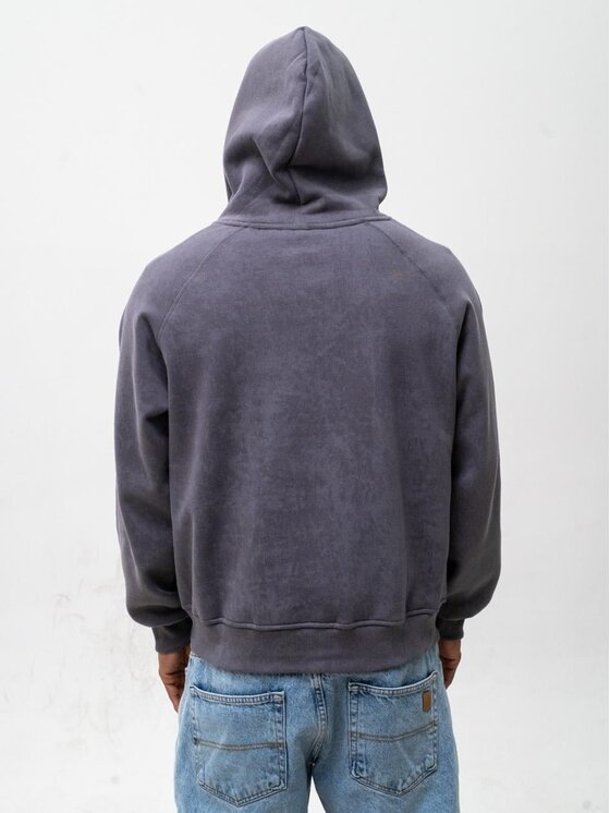 Jigga Wear Jigga Wear Bluza Szeroka luźna acid wash 131782 Szary Oversize