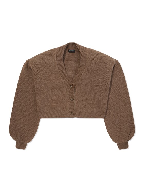 La Mania La Mania Sweter MARI 2 Brązowy Classic Fit