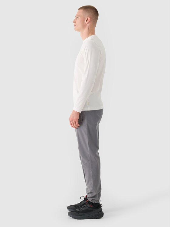 4F 4F Pantaloni di tessuto 4FWMM00TTROM0944-25S Grigio Regular Fit