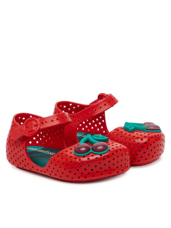 Melissa Melissa Baleriny Mini Melissa Furadinha Bb M 35980 Czerwony
