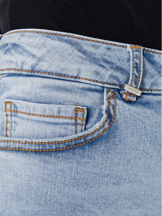United Colors Of Benetton United Colors Of Benetton Blugi 4OTADE010 Albastru Flare Fit
