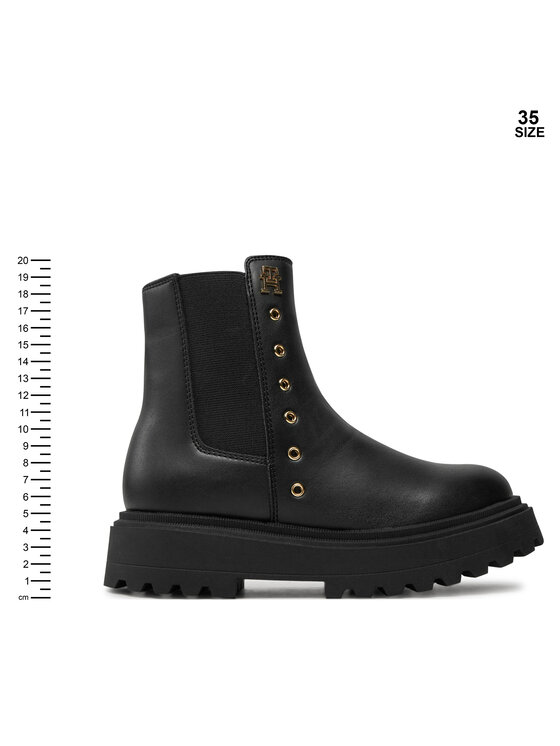Tommy Hilfiger Tommy Hilfiger Μποτάκια Chelsea T3A5-33578-1351 S Μαύρο
