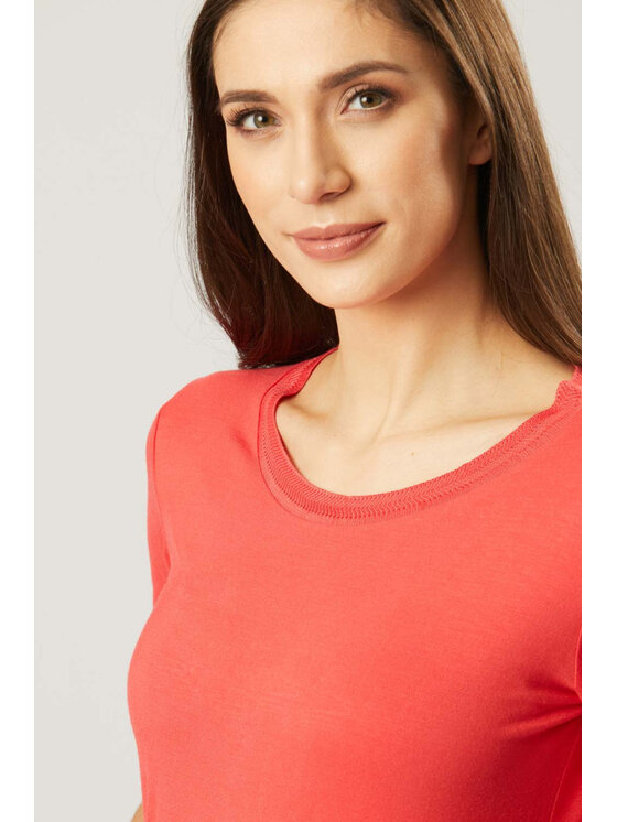QUIOSQUE QUIOSQUE Halenka 16-TD-133 Korálová Regular Fit