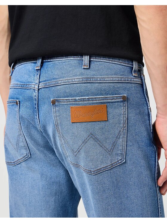 Wrangler Wrangler Jeansy Texas Slim W12S84Z89 Niebieski Slim Fit