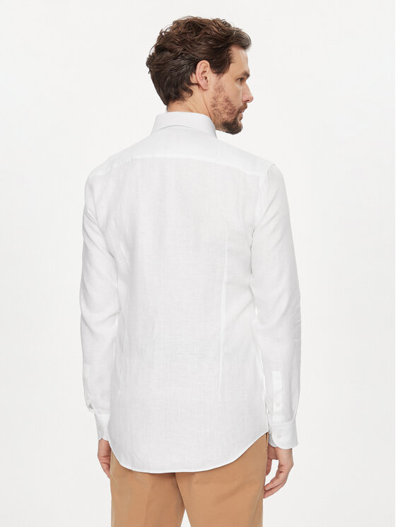 BOSS Boss Košulja H Hank Kent C1 214 50490234 Bijela Slim Fit