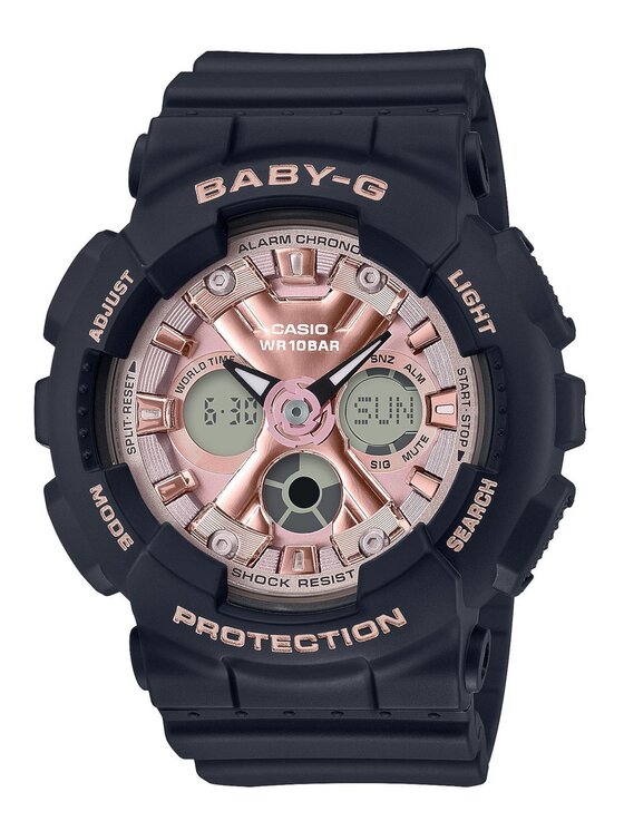 Baby-G Baby-G Zegarek Casio-BA-130-1A4ER Czarny