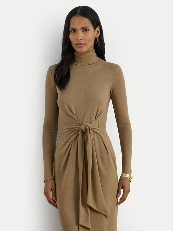 LAUREN RALPH LAUREN LAUREN RALPH LAUREN Strickkleid 200980028003 Beige Slim Fit