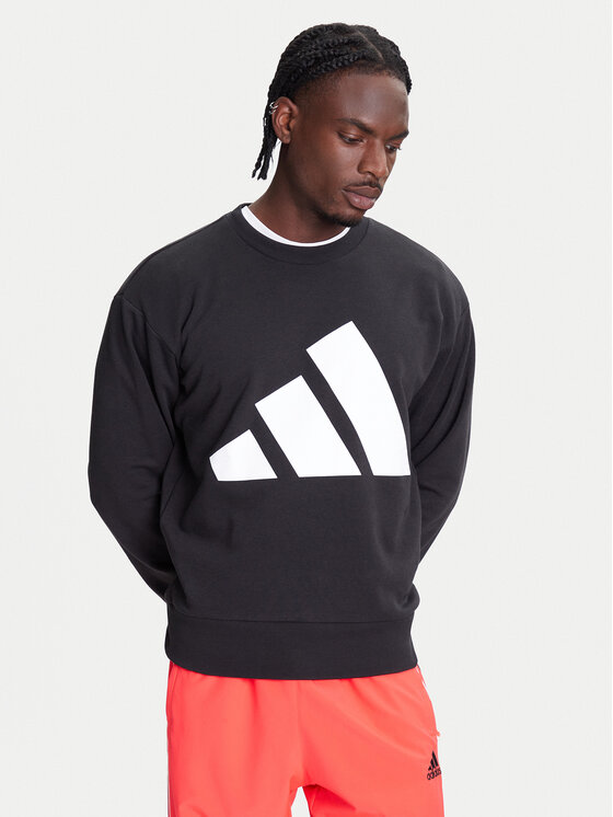 adidas adidas Pulóver Essentials Big Logo JE8949 Fekete Regular Fit