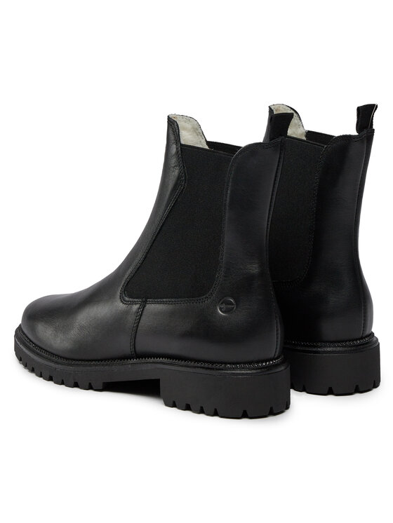 Tamaris Tamaris Kotníková obuv s elastickým prvkem 1-26427-41 Černá