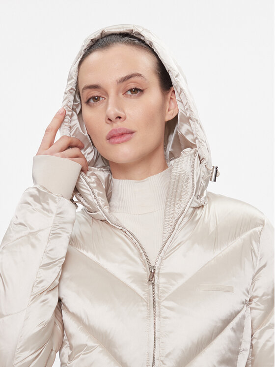 Calvin Klein Calvin Klein Geacă de iarnă K20K207068 Alb Regular Fit